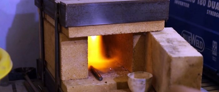 An ancient method of turning soft steel into hard steel.