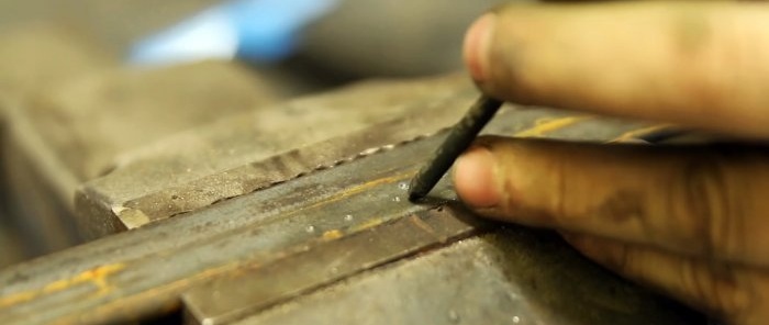 An ancient method of turning soft steel into hard steel.