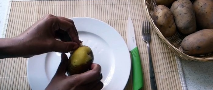 I'll show you how to make a side dish from real potatoes faster than brewing bpshka