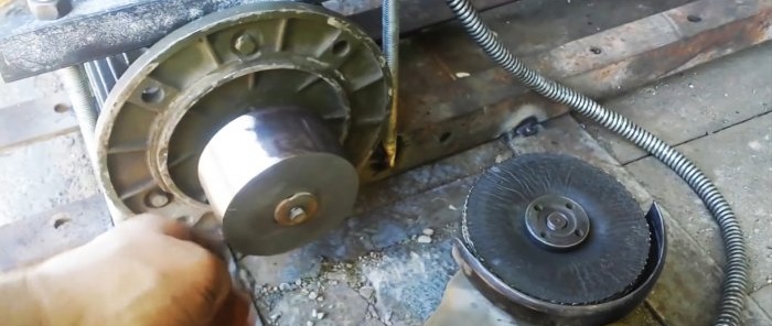 How to turn a double pulley without a lathe