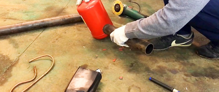 How to make a stove for working in a garage in just 1 hour