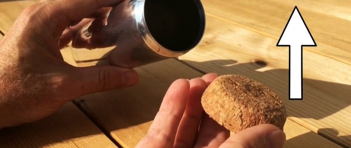 How to make large aluminum can stoppers from small wine cans