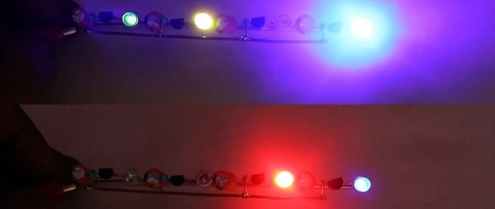 How to make a simple chaotic flasher for any number of LEDs