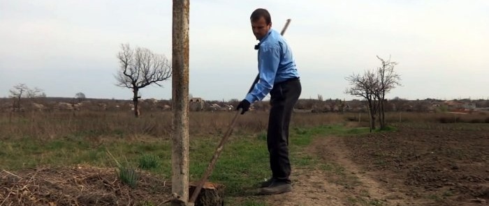 How to pull a concrete pillar out of the ground alone