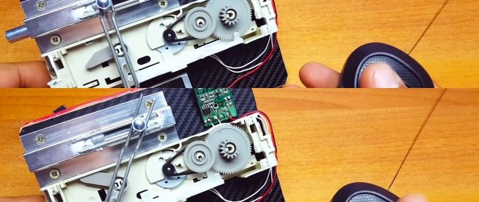 How to make an electronic lock from a DVD drive