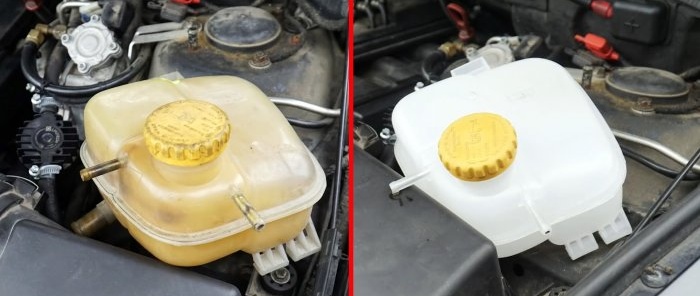 How to clean a car tank so it looks like new