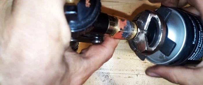 How to make a foam sprayer from a spray gun