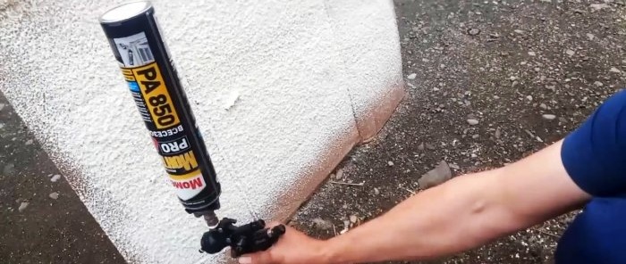 How to make a foam sprayer from a spray gun