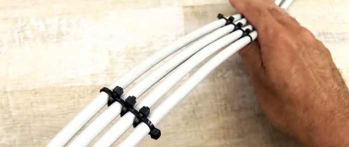 10 ideas on how to carefully lay and mark wires using a cable tie