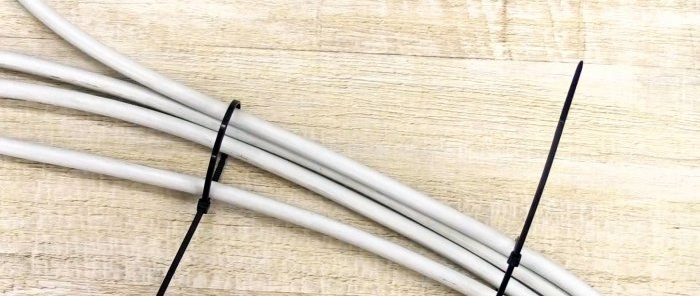 10 ideas on how to carefully lay and mark wires using a cable tie