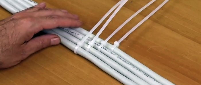 10 ideas on how to carefully lay and mark wires using a cable tie