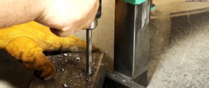 How to make a powerful vice from a jack - press