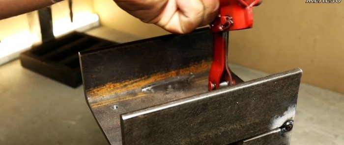 How to make a powerful vice from a jack - press