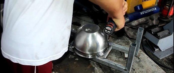 How to make a vibrating sieve with a washing machine motor to sift out sand