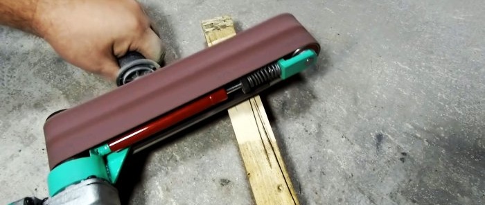 Do-it-yourself electric grinder file from a grinder