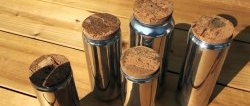 How to make large aluminum can stoppers from small wine cans