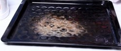 How to clean a baking sheet and oven from carbon deposits without commercial chemicals