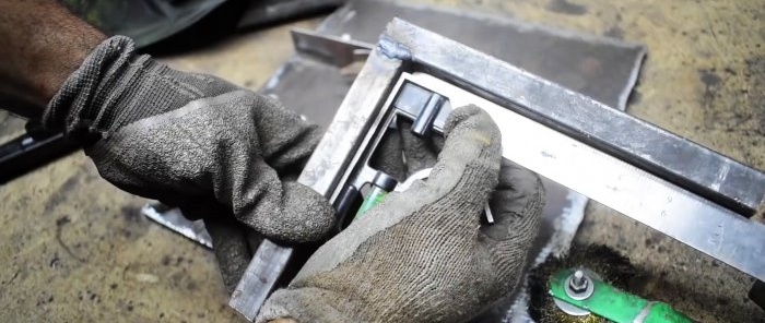 How to make a conductor for quick welding from a brake pad and a gas lift