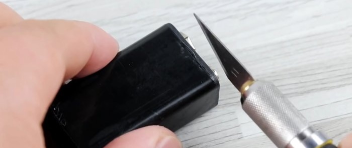 How to make a 9V battery with USB charging