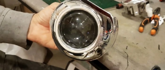 How to make cool tuning of car headlights yourself