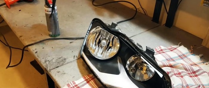 How to make cool tuning of car headlights yourself