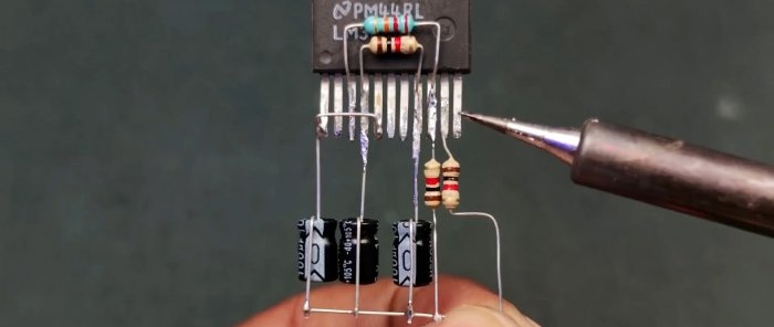 How to make a 100 W amplifier on a chip in half an hour