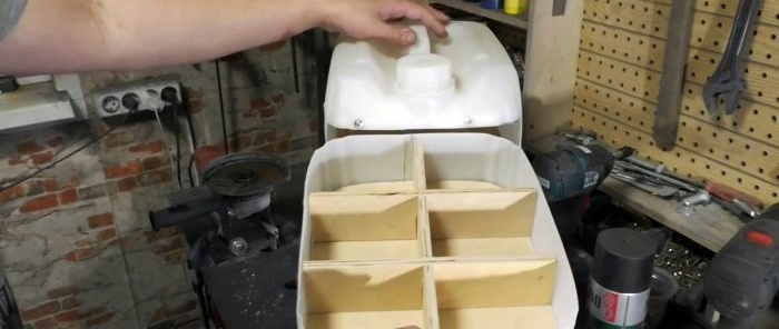 How to make a decent workshop organizer from just 2 cans