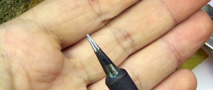 Refurbished soldering iron tip