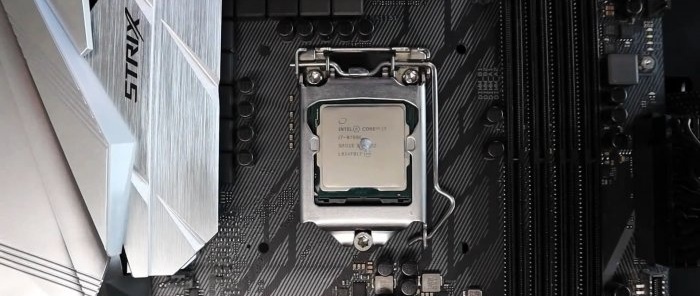 What is the best method of applying thermal paste to the processor - With smearing