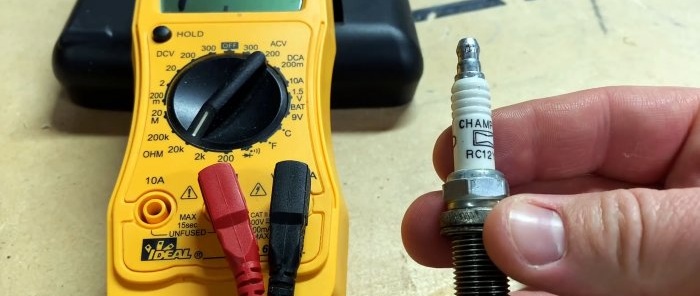 How to check spark plugs with a multimeter