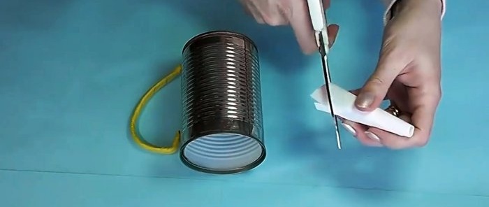 6 crafts for decorating from cans