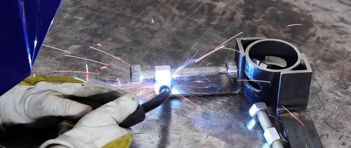 We weld the stops