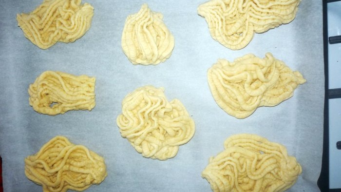 Form cookies and place on a baking sheet