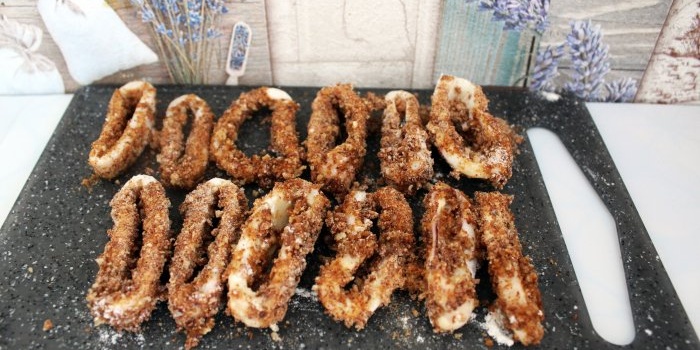 Squid rings in batter