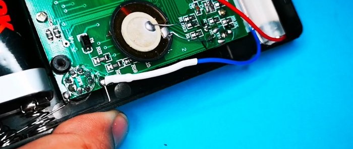 How to make a display backlight for a Chinese multimeter