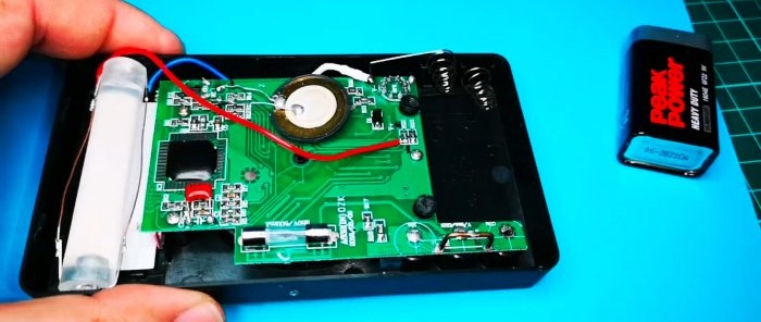 How to make a display backlight for a Chinese multimeter