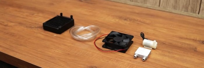 DIY mini water cooling system