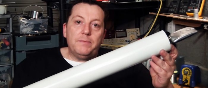 DIY long-range WiFi antenna made from PVC pipe