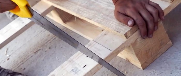 How to make garden furniture from pallets