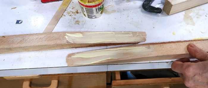 How to splice wood and make a long cornice