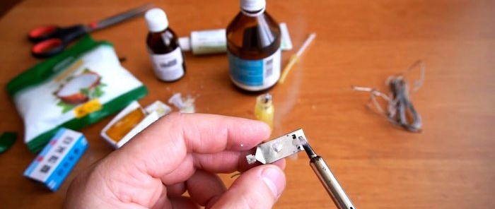 How to prepare active soldering flux from available household ingredients