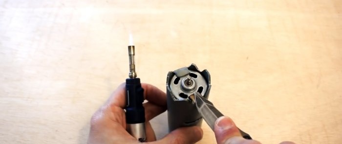 Homemade powerful drill with a milling base