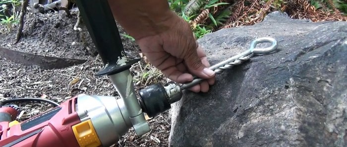 How and with what to drill into natural stone and install fasteners into it