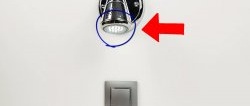 How to eliminate the glow of a switched off LED lamp?