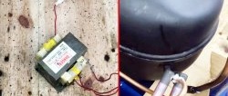 How to make a powerful contact soldering iron from a microwave transformer