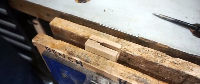 How to make a tool for quickly removing an internal seam in a profile pipe