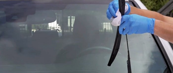 How to quickly rejuvenate old wiper blades