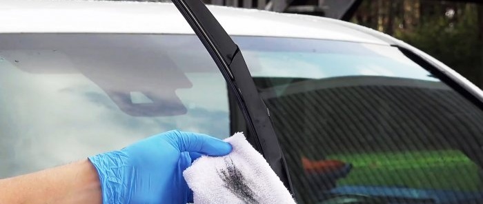 How to quickly rejuvenate old wiper blades