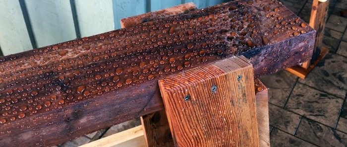 How to make an inexpensive waterproof impregnation for wood