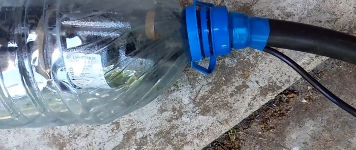 How to pump water with a submersible pump from any ditch without blockages